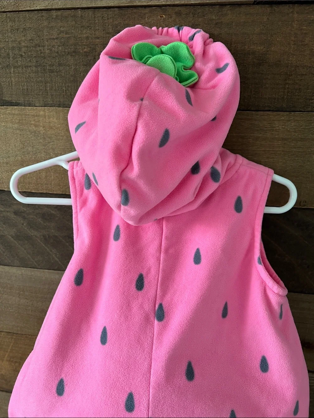 Carter's Adorable Baby Strawberry Hooded Halloween Costume Dress Up Size 24mon